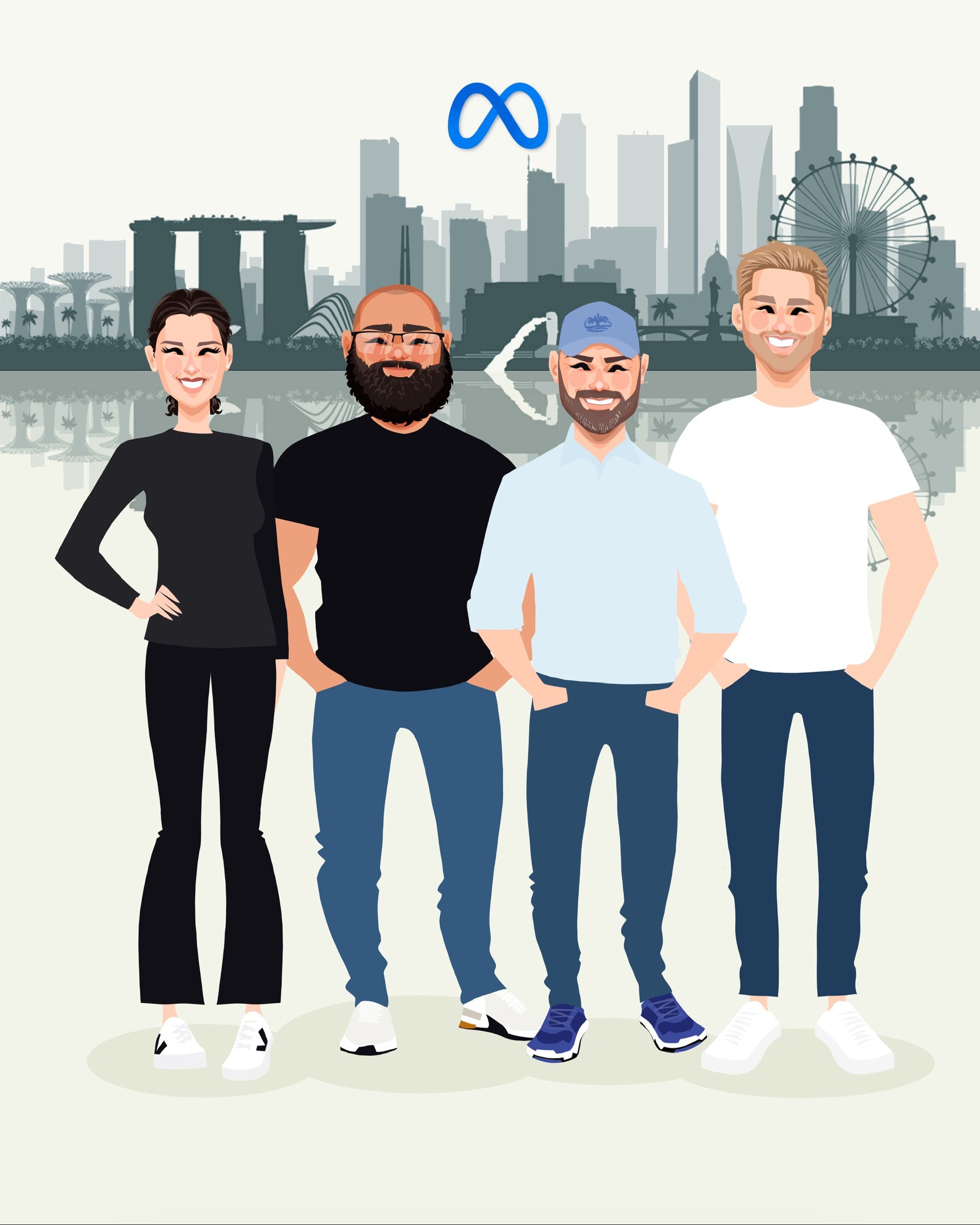 Friends & Team portrait