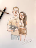 Original Hand-Drawn Portrait