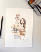 Original Hand-Drawn Portrait