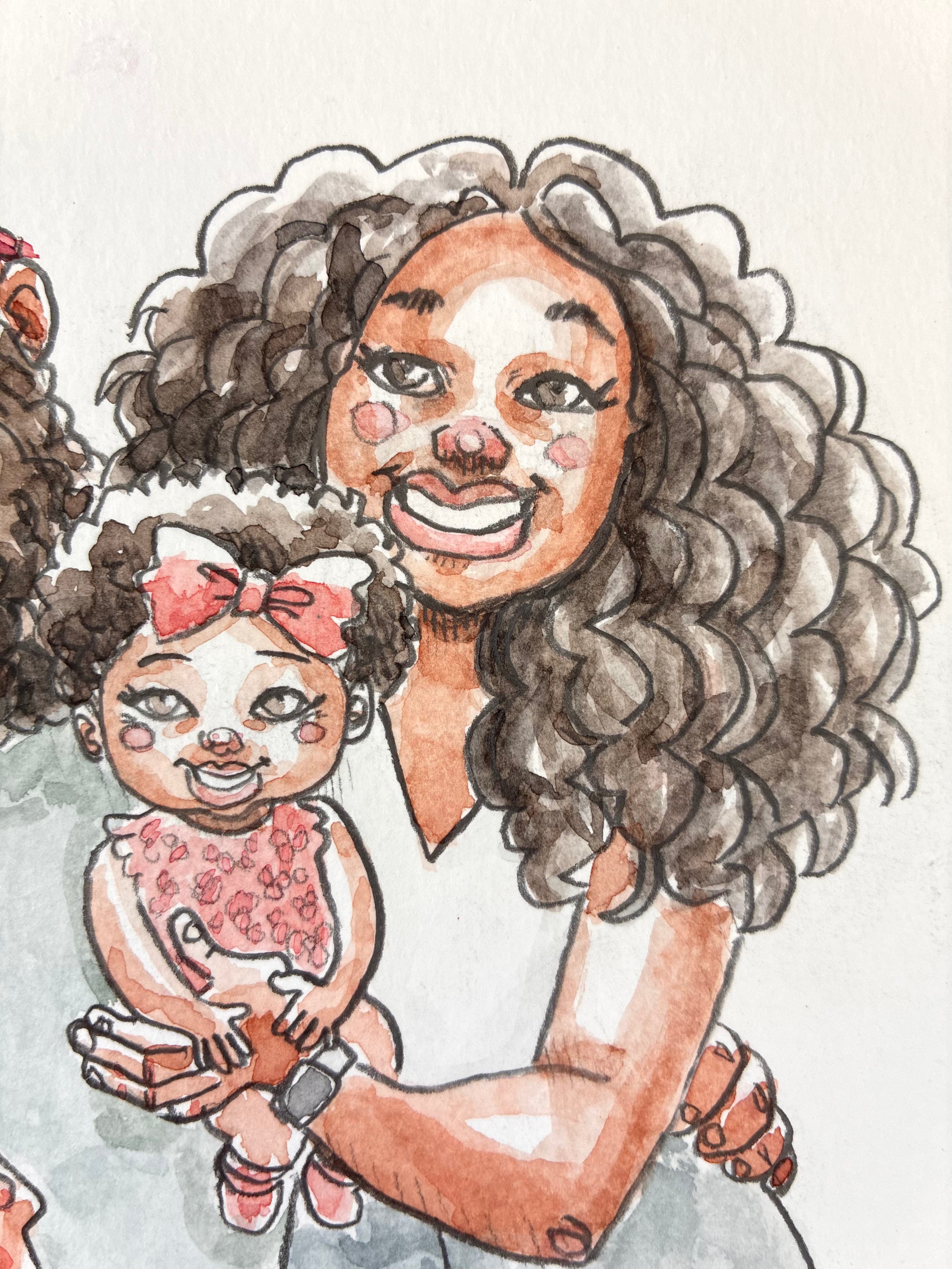 Original Hand-Drawn Portrait