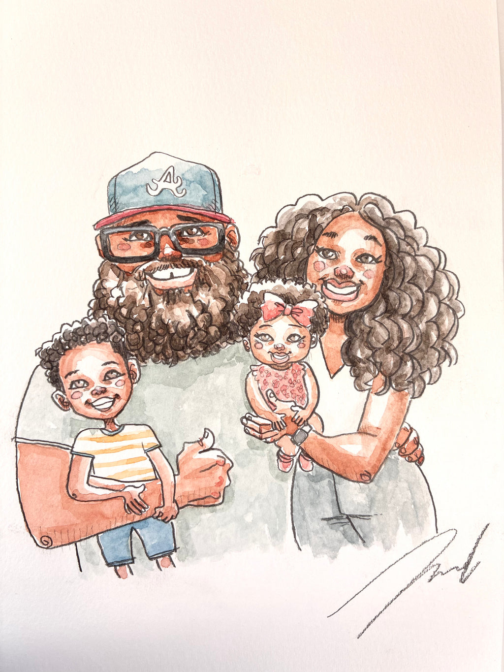 Original Hand-Drawn Portrait