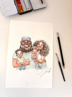 Original Hand-Drawn Portrait