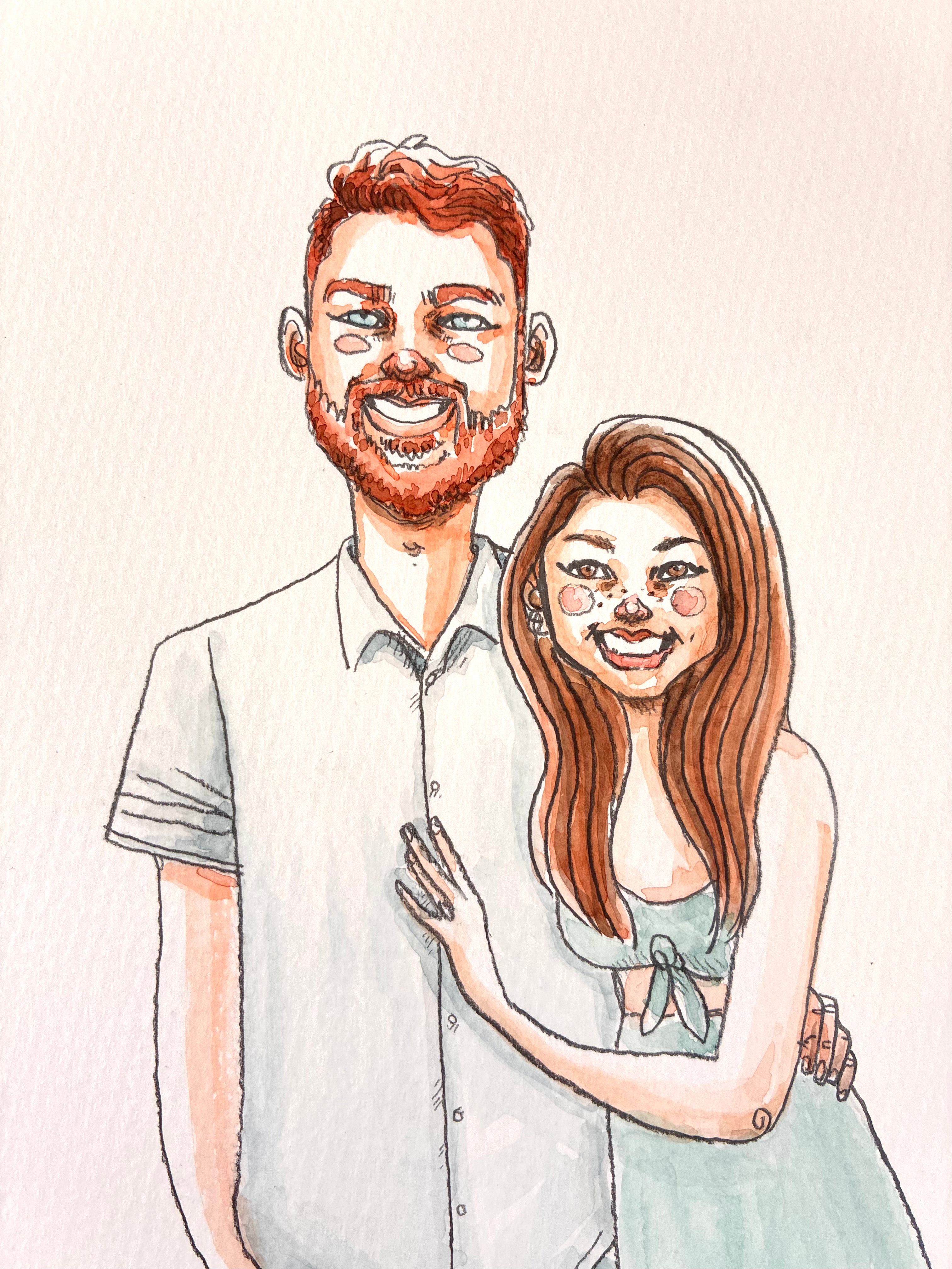 Original Hand-Drawn Portrait