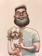 Original Hand-Drawn Portrait
