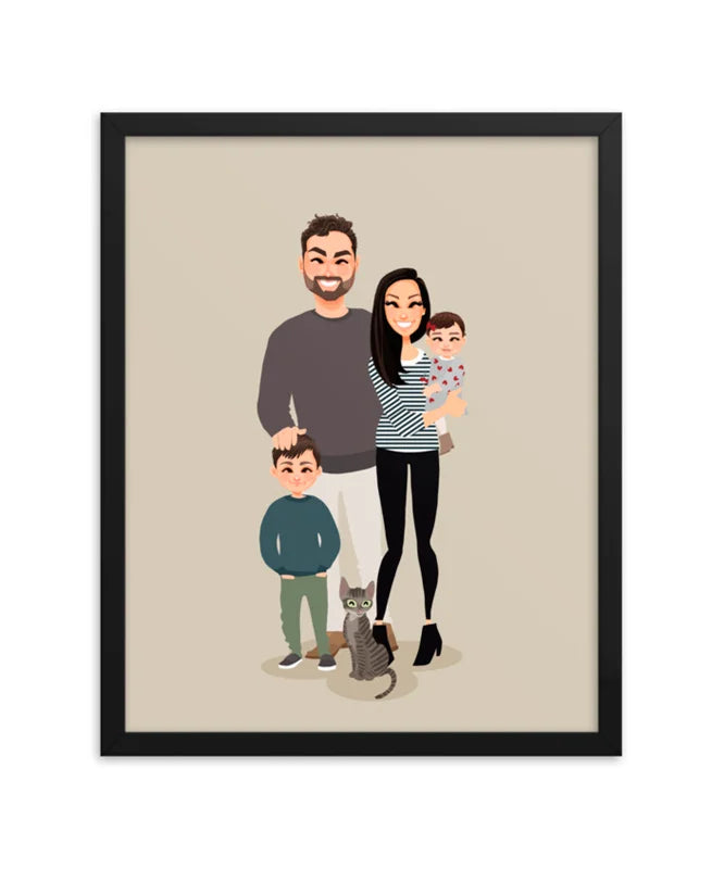 Framed poster print
