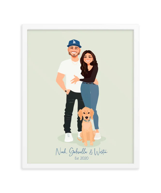 Framed poster print