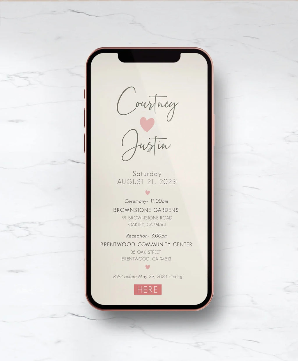 Wedding invitations