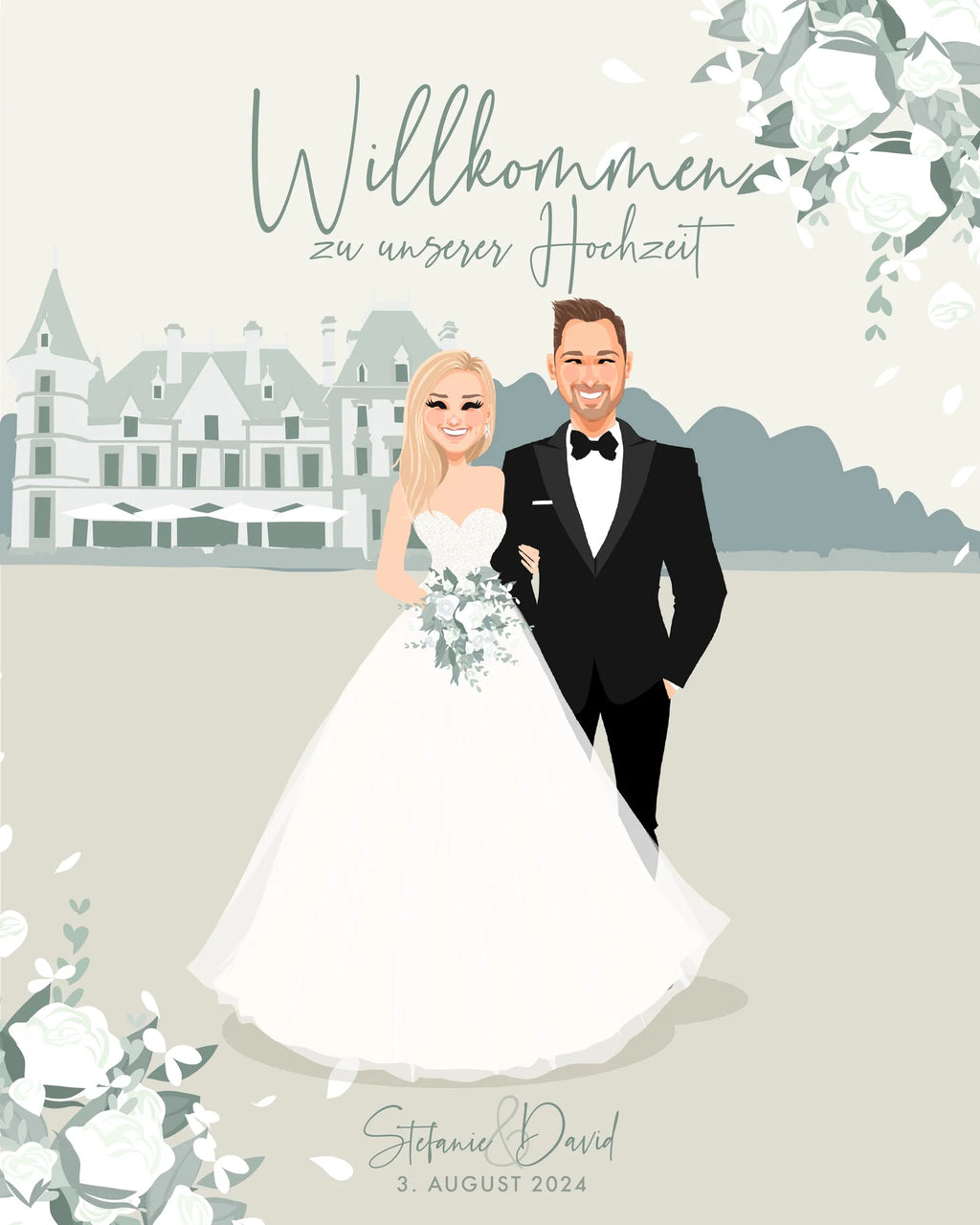 Wedding welcome sign