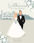 Wedding welcome sign