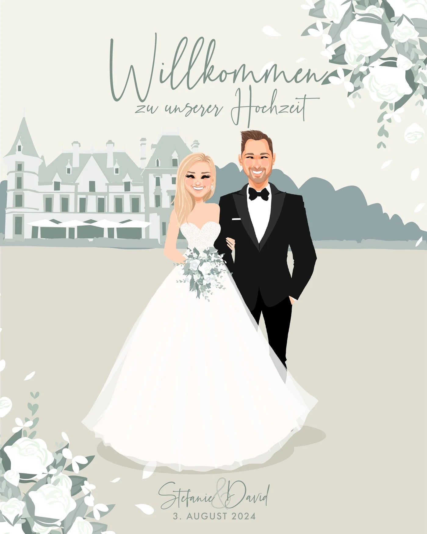 Wedding welcome sign